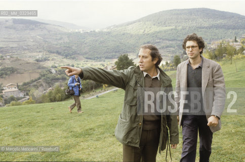 Laquila, about 1985. Director of photography Vittorio Storaro holds a workshop at the Festival Una città in cinema (a Town in Cinema) / LAquila, 1985 circa. Il direttore della fotografia Vittorio Storaro durante un workshop al Festival Una città in Cinema - ©Marcello Mencarini/Rosebud2