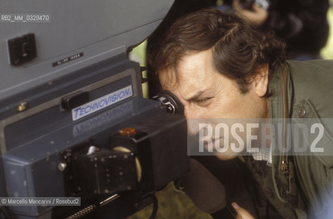 Laquila, about 1985. Director of photography Vittorio Storaro holds a workshop at the Festival Una città in cinema (a Town in Cinema) / LAquila, 1985 circa. Il direttore della fotografia Vittorio Storaro durante un workshop al Festival Una città in Cinema - ©Marcello Mencarini/Rosebud2