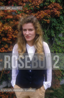 Venice Lido, Venice Film Festival 1990. German actress Barbara Sukova / Lido di Venezia, Mostra del Cinema di Venezia 1990. Lattrice tedesca Barbara Sukova - ©Marcello Mencarini/Rosebud2