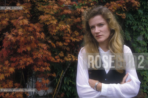 Venice Lido, Venice Film Festival 1990. German actress Barbara Sukova / Lido di Venezia, Mostra del Cinema di Venezia 1990. Lattrice tedesca Barbara Sukova - ©Marcello Mencarini/Rosebud2