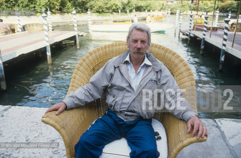 Venice Lido, Venice Film Festival 1986. Canadian actor Donald Sutherland / Lido di Venezia, Mostra del Cinema di Venezia 1986. Lattore Donald Sutherland - ©Marcello Mencarini/Rosebud2