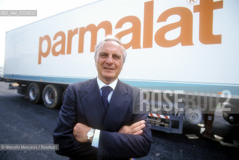 Italian businessman Calisto Tanzi founder an d CEO of company Parmalat, 2000 / Calisto Tanzi, fondatore e amministratore delegato di Parmalat, 2000 - ©Marcello Mencarini/Rosebud2