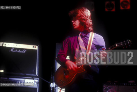 British guitarist Mick Taylor, about 1980 / Il chitarista Mick Taylor, 1980 circa - ©Marcello Mencarini/Rosebud2