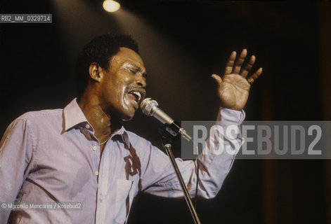 American blues singer Sam Taylor, about 1980 / Il cantante blues Sam Taylor, 1980 circa - ©Marcello Mencarini/Rosebud2