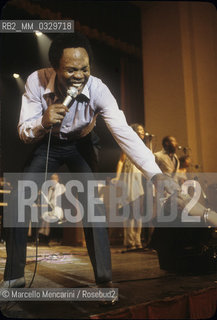 American blues singer Sam Taylor, about 1980 / Il cantante blues Sam Taylor, 1980 circa - ©Marcello Mencarini/Rosebud2