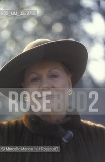 Milan, 1992. Italian soprano Renata Tebaldi / Milano, 1992. Il soprano Renata Tebaldi - ©Marcello Mencarini/Rosebud2