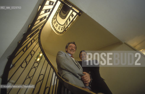 Conductor Yuri Temirkanov and violinist Vladimir Spivakov, 1992 / Il direttore dorchestra Yuri Temirkanov e il violinista Vladimir Spivakov, 1992 - ©Marcello Mencarini/Rosebud2