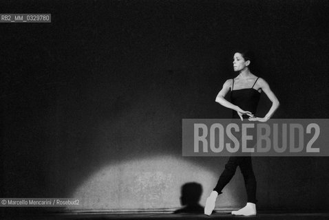 Italian dancer Elisabetta Terabust performing (1982) / La ballerina Elisabetta Terabust mentre danza (1982) - ©Marcello Mencarini/Rosebud2