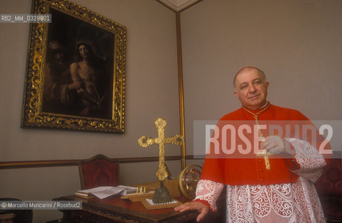 Genoa, 2000, Cardinal Dionigi Tettamanzi / Genova, 2000. Il cardinale Dionigi Tettamanzi - ©Marcello Mencarini/Rosebud2