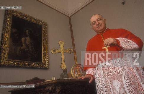 Genoa, 2000, Cardinal Dionigi Tettamanzi / Genova, 2000. Il cardinale Dionigi Tettamanzi - ©Marcello Mencarini/Rosebud2