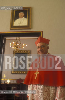 Genoa, 2000, Cardinal Dionigi Tettamanzi / Genova, 2000. Il cardinale Dionigi Tettamanzi - ©Marcello Mencarini/Rosebud2