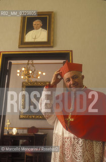 Genoa, 2000, Cardinal Dionigi Tettamanzi / Genova, 2000. Il cardinale Dionigi Tettamanzi - ©Marcello Mencarini/Rosebud2