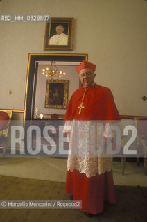 Genoa, 2000, Cardinal Dionigi Tettamanzi / Genova, 2000. Il cardinale Dionigi Tettamanzi - ©Marcello Mencarini/Rosebud2