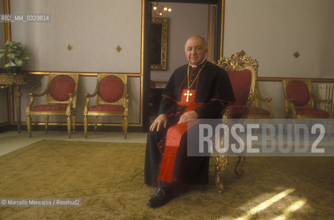 Genoa, 2000, Cardinal Dionigi Tettamanzi / Genova, 2000. Il cardinale Dionigi Tettamanzi - ©Marcello Mencarini/Rosebud2