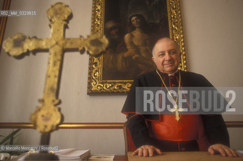 Genoa, 2000, Cardinal Dionigi Tettamanzi / Genova, 2000. Il cardinale Dionigi Tettamanzi - ©Marcello Mencarini/Rosebud2