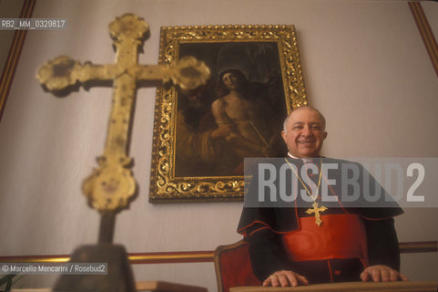 Genoa, 2000, Cardinal Dionigi Tettamanzi / Genova, 2000. Il cardinale Dionigi Tettamanzi - ©Marcello Mencarini/Rosebud2