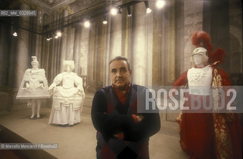 Costume designer Umberto Tirelli / Il costumista Umberto Tirelli durante la sua Mostra al Giardino di Boboli. a Firenze - ©Marcello Mencarini/Rosebud2