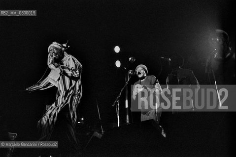 Rome, 1980. Reggae musician Peter Tosh in concert / Roma, 1980. Il cantante reggae Peter Tosh in concerto - ©Marcello Mencarini/Rosebud2