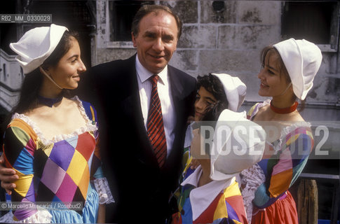 Venice, 1990. Italian music promoter Bruno Tosi / Venezia, 1990. Lorganizzatore di eventi musicali Bruno Tosi - ©Marcello Mencarini/Rosebud2