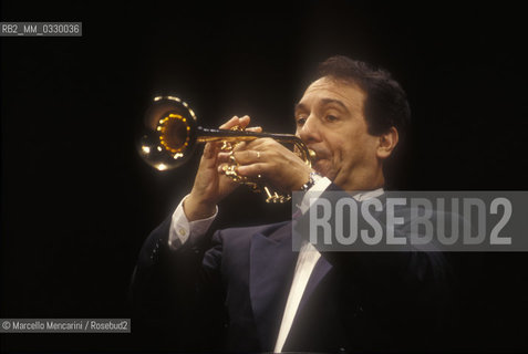 Venice, 1996. French trumpeter Guy Touvron / Venezia, 1996. Il trombettista Guy Touvron - ©Marcello Mencarini/Rosebud2