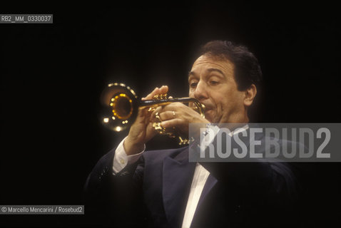 Venice, 1996. French trumpeter Guy Touvron / Venezia, 1996. Il trombettista Guy Touvron - ©Marcello Mencarini/Rosebud2