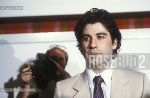 Venice Film Festival 1983. Actor John Travolta / Mostra del Cinema di Venezia 1983. Lattore John Travolta - ©Marcello Mencarini/Rosebud2