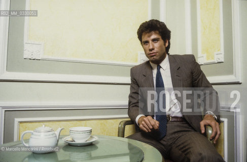 Venice Film Festival 1983. Actor John Travolta / Mostra del Cinema di Venezia 1983. Lattore John Travolta - ©Marcello Mencarini/Rosebud2