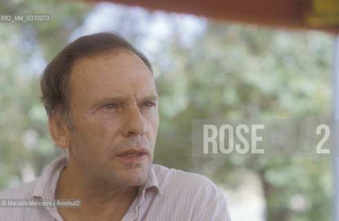 French actor Jean-Louis Trintignant, about 1985 / Lattore Jean-Louis Trintignant, 1985 circa - ©Marcello Mencarini/Rosebud2