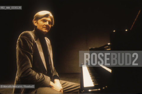 American pianist and composer Richard Trythall (about 1985) / Il pianista e compositore Richard Trythall - ©Marcello Mencarini/Rosebud2