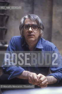 Rome, about 1980. American composer David Tudor / Roma, 1980 circa. Il compositore David Tudor, 1980 circa - ©Marcello Mencarini/Rosebud2