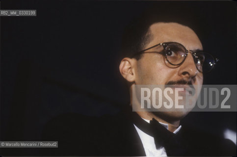 Cannes Film Festival 1991. American actor John Turturro, protagonist of the movie Barton Fink directed by Coen brothers, winning the Palme dOr / Festival di Cannes 1991. Lattore John Turturro, protagonista del film Barton Fink-È successo a Hollywood dei fratelli Coen, vincitore della Palma doro - ©Marcello Mencarini/Rosebud2