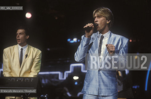 Rome, about 1980. German pop band The Twins (Sven Dohrow and Ronny Schreinzer) / Roma, 1980. La pop band tedesca The Twins (Sven Dohrow e Ronny Schreinzer) - ©Marcello Mencarini/Rosebud2