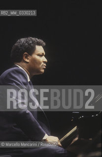 Jazz pianist McCoy Tyner, about 1980 / Il pianista jazz McCoy Tyner, 1980 circa - ©Marcello Mencarini/Rosebud2