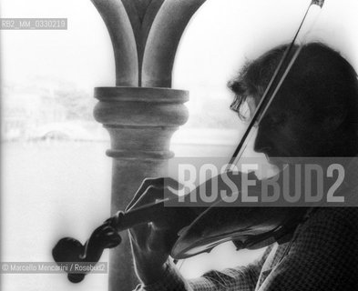 Venice, 1979. Italian violinist Uto Ughi / Venezia, 1979. Il violinista Uto Ughi - ©Marcello Mencarini/Rosebud2