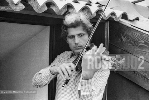 Venice, 1979. Italian violinist Uto Ughi / Venezia, 1979. Il violinista Uto Ughi - ©Marcello Mencarini/Rosebud2