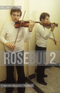 Italian violinist Uto Ughi (about 1980) / il violinista Uto Ughi (1980 circa) - ©Marcello Mencarini/Rosebud2