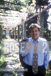 Busto Arsizio ( Milano). Italian violinist Uto Ughi in the garden of his house / Busto Arsizio (Milano). Il violinista Uto Ughi nel giardino della sua casa - ©Marcello Mencarini/Rosebud2