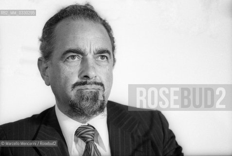 Italian engineer and science writer Roberto Vacca (about 1980) / Roberto Vacca, ingegnere e divulgatore scientifico - ©Marcello Mencarini/Rosebud2