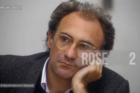 Italian journalist giovanni valentini (about 1990) / Il giornalista Giovanni Valentini (1990 circa) - ©Marcello Mencarini/Rosebud2