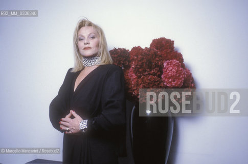 Padua, 1991. Italian mezzo-soprano Lucia Valentini Terrani in her house / Padova, 1991. Il mezzo soprano Lucia Valentini Terrani nella sua casa - ©Marcello Mencarini/Rosebud2