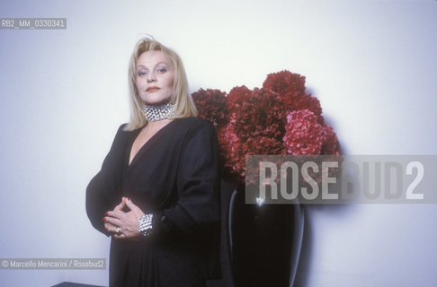 Padua, 1991. Italian mezzo-soprano Lucia Valentini Terrani in her house / Padova, 1991. Il mezzo soprano Lucia Valentini Terrani nella sua casa - ©Marcello Mencarini/Rosebud2