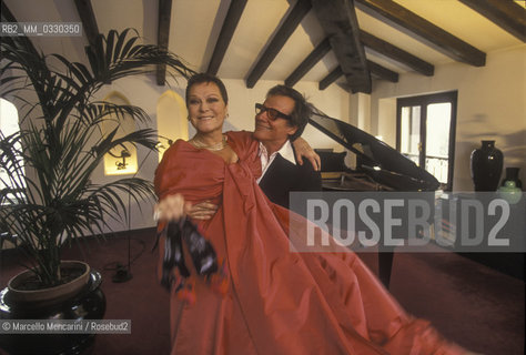 Padua, 1997. Italian mezzo-soprano Lucia Valentini Terrani in her house / Padova, 1997. Il mezzo soprano Lucia Valentini Terrani nella sua casa - ©Marcello Mencarini/Rosebud2