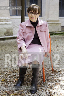 Festival of Literatures, Rome 2012. Italian actress Franca Valeri / Festival Letterature, Roma 2012. Lattrice Franca Valeri - ©Marcello Mencarini/Rosebud2