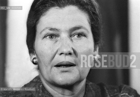 French politician Simone Veil (1979) / La donna politica francese Simone Veil (1979) - ©Marcello Mencarini/Rosebud2