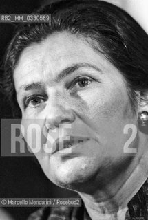 French politician Simone Veil (1979) / La donna politica francese Simone Veil (1979) - ©Marcello Mencarini/Rosebud2