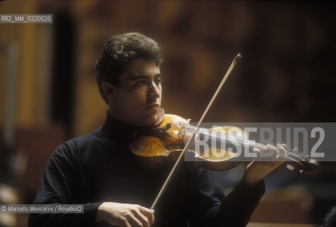 Rome, 1995. Russian violinist Maxim Vengerov / Roma, 1995. Il violinista russo Maxim Vengerov - ©Marcello Mencarini/Rosebud2