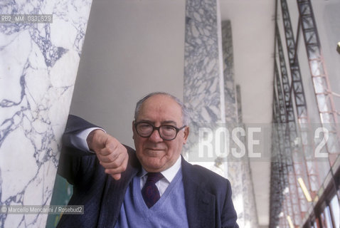 Italian movie critic and cinema historian Mario Verdone (1995) / Mario Verdone, storico e critico cinematografico (1995) - ©Marcello Mencarini/Rosebud2