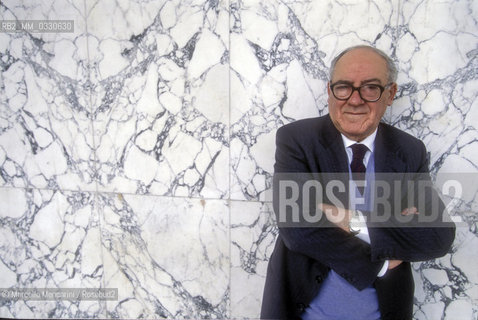 Italian movie critic and cinema historian Mario Verdone (1995) / Mario Verdone, storico e critico cinematografico (1995) - ©Marcello Mencarini/Rosebud2