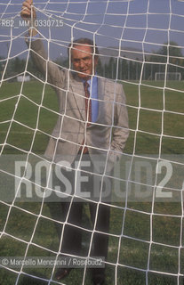 Brescia, 1989. Coach of the Italian national soccer team Azeglio Vicini / Brescia, 1989. Lallenatore della Nazionale di calcio Azeglio Vicini - ©Marcello Mencarini/Rosebud2