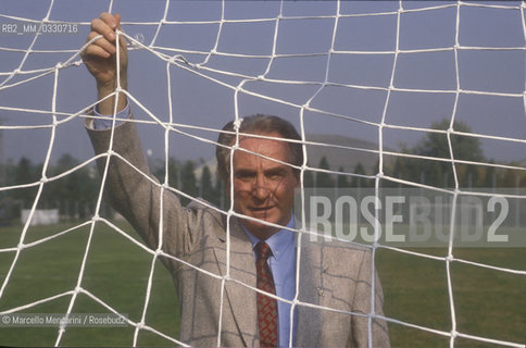 Brescia, 1989. Coach of the Italian national soccer team Azeglio Vicini / Brescia, 1989. Lallenatore della Nazionale di calcio Azeglio Vicini - ©Marcello Mencarini/Rosebud2